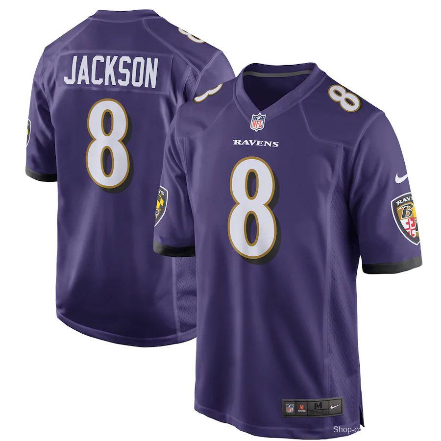 Men's Lamar Jackson Purple Player Limited Team Jersey