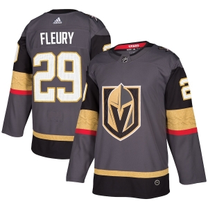 Youth Marc-Andre Fleury Gray Player Team Jersey