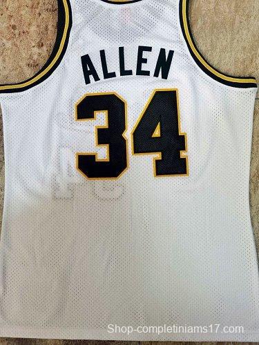 Men's Ray Allen White Retro Classic Team Jersey