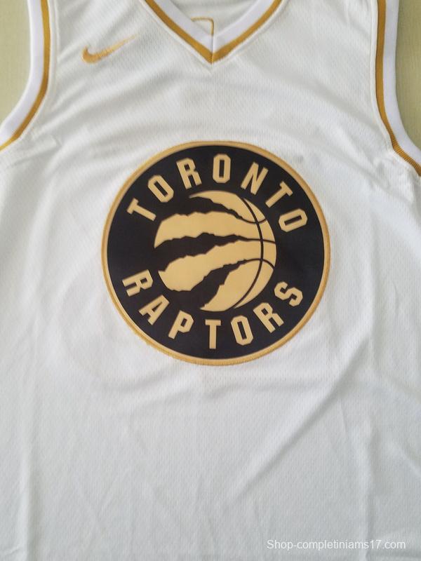 Fred VanVleet 23 White Golden Edition Jersey