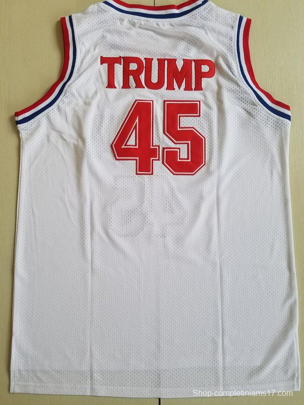 Donald Trump 45 USA Basketball Jersey