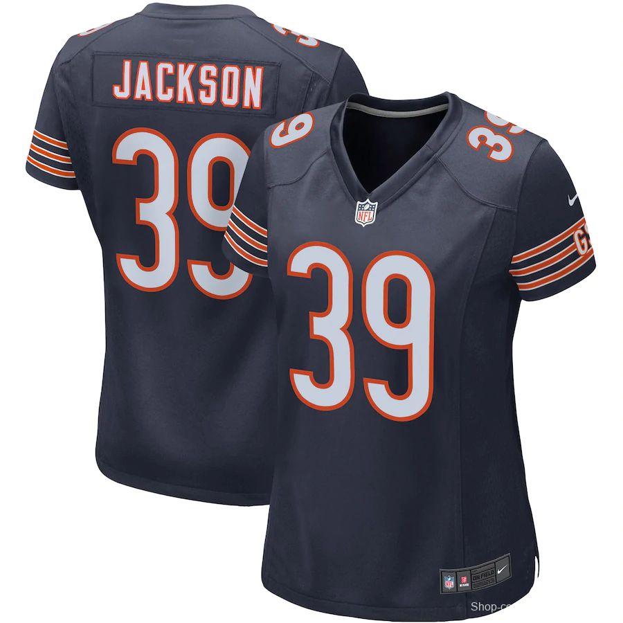 Women's Eddie Jackson Navy Player Limited Team Jersey