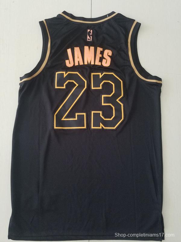 LeBron James 23 Black Golden Edition Jersey