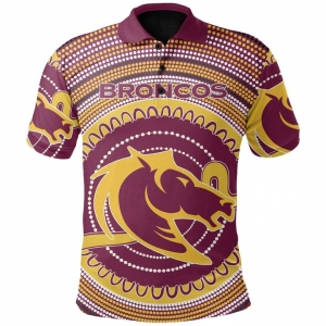 Brisbane Broncos 2020 Mens Football Polo Shirt