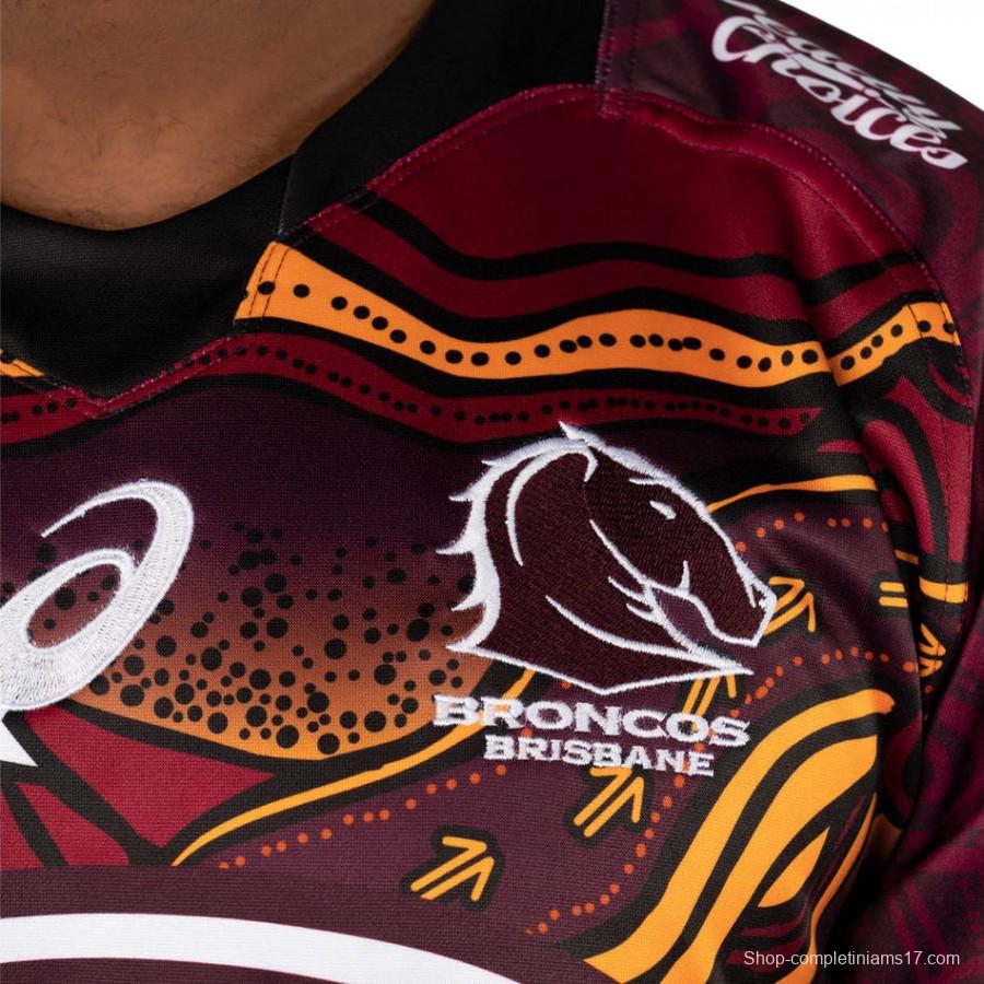 Brisbane Broncos 2021 Men's Indigenous Rugby Jersey