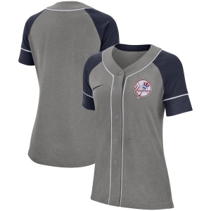 Women's Gray Classic Baseball Team Jersey