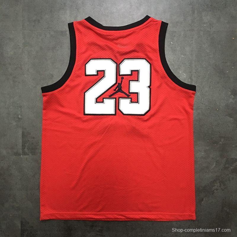 Men's Michael Jordan Red Retro Classic Team Jersey