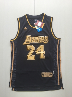 Kobe Bryant 24 Black Golden Edition Jersey