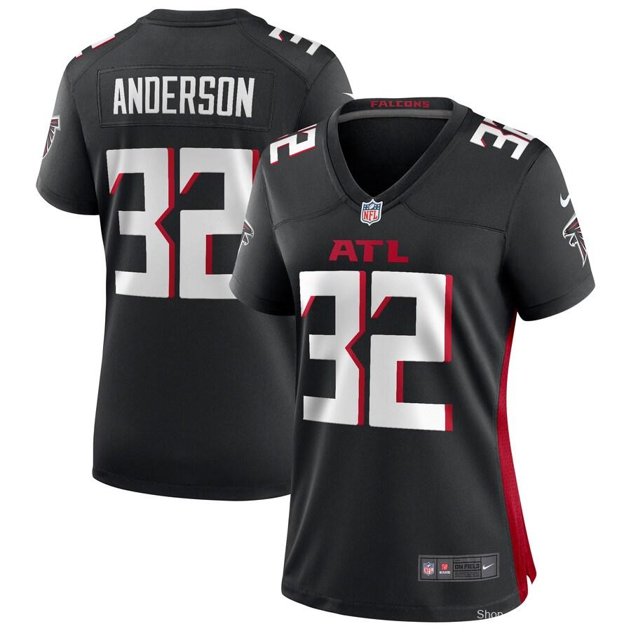 Women's Jamal Anderson Black Retired Player Limited Team Jersey