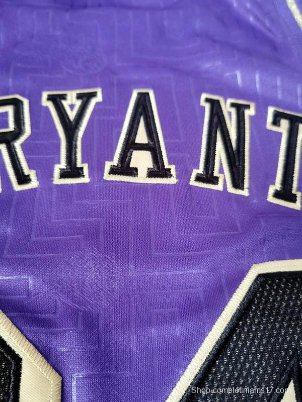 Men's Kobe Bryant Purple Retro Classic Team Jersey