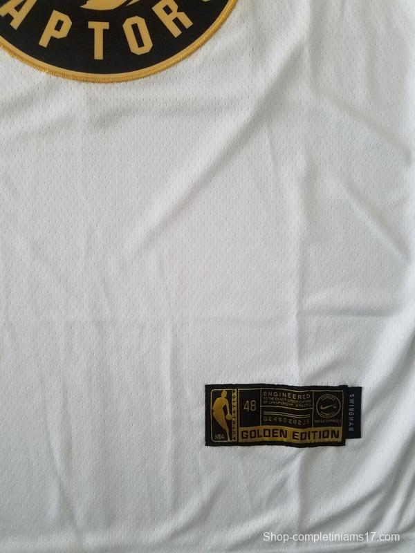 Kyle Lowry 7 White Golden Edition Jersey