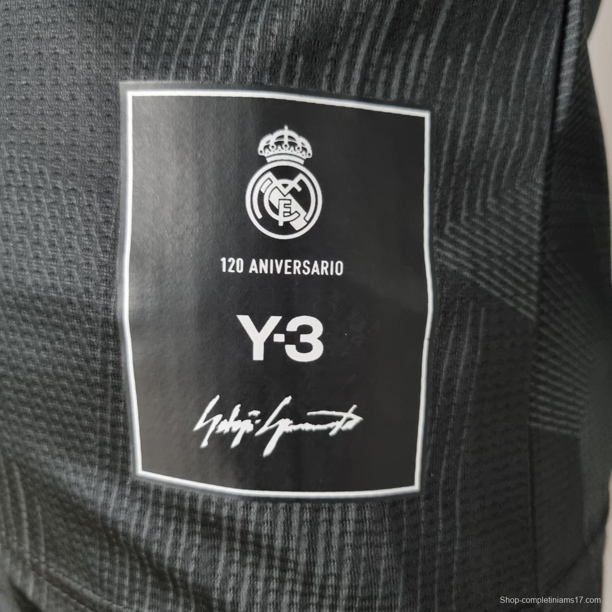 22/23 Real Madrid Y3 kids black Soccer Jersey