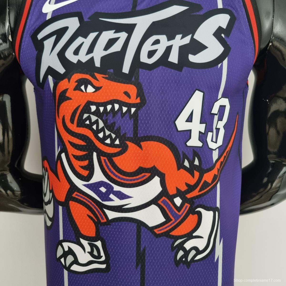 Toronto Raptors SIAKAM #43 Purple NBA Jersey