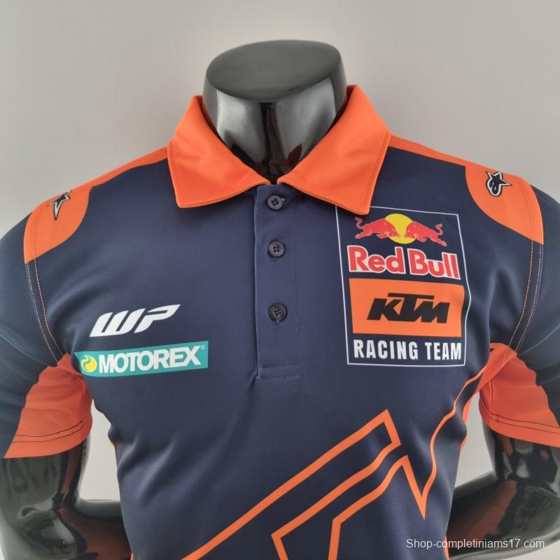 2022 F1 Formula One; KTM Polo Blue Orange