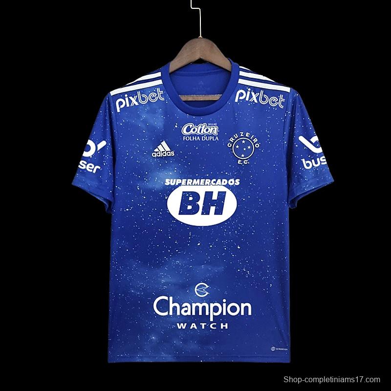 22/23 All Sponsors Cruzeiro Soccer Jersey