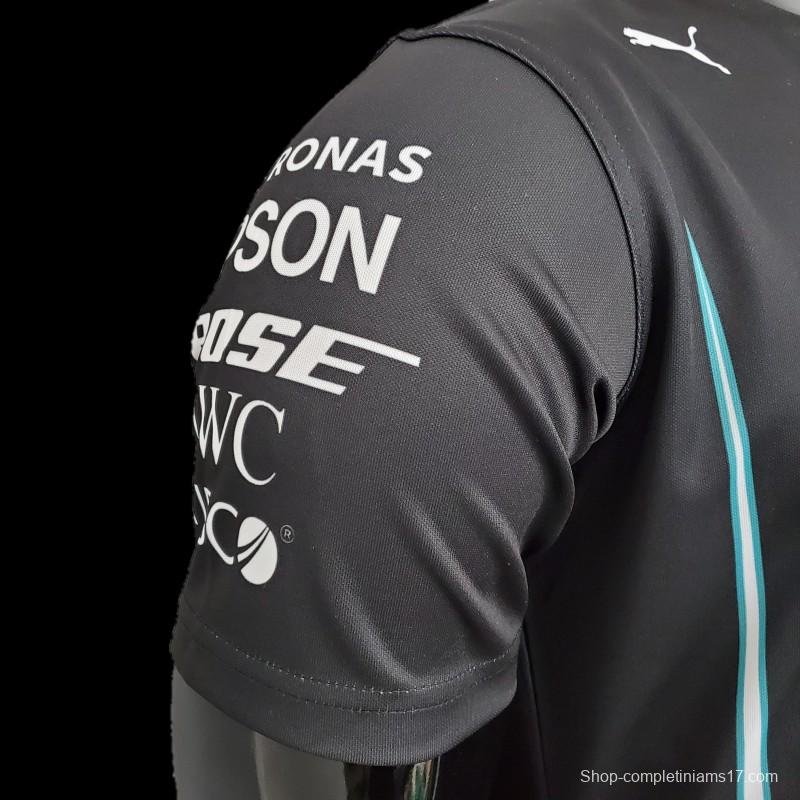 F1 Formula One Racing Suit; 2021 Mercedes Black 