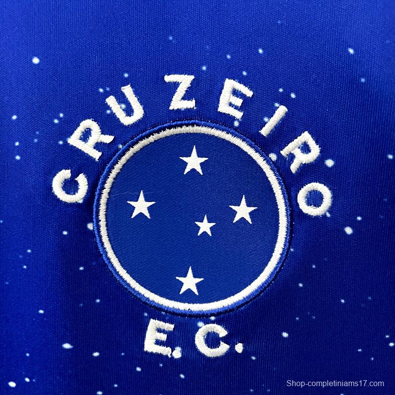 22/23 Cruzeiro Home Soccer Jersey