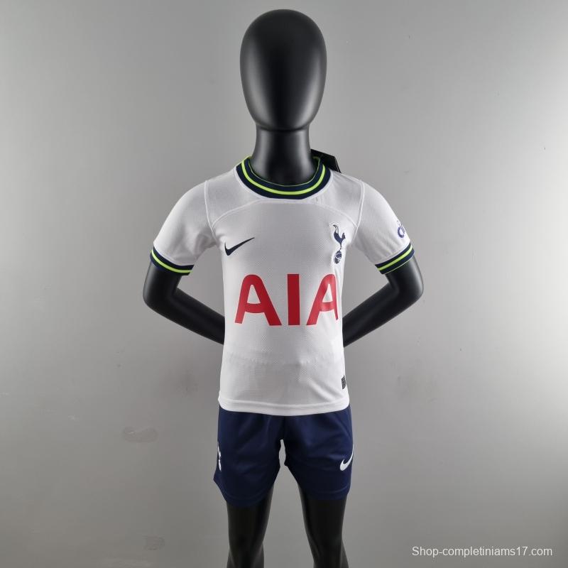 22/23 Kids Kit Tottenham Hotspur Home 16-28 Soccer Jersey