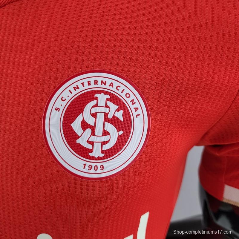 Player Version 22/23 Internacional Home  Soccer Jersey