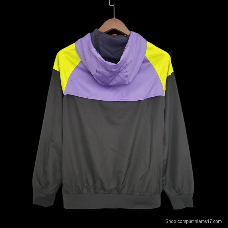 Windbreaker Brazil Purple Black