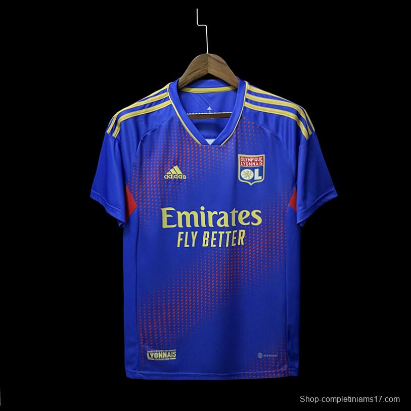 22/23 Lyon 3rd Away Soccer Jersey