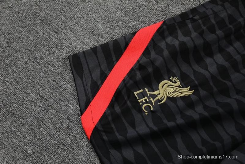 22/23 Liverpool Black Pre-match Training Jersey Vest