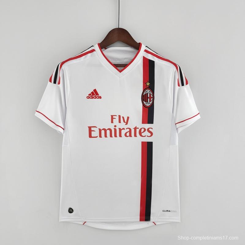 Retro AC Milan 11/12 AWAY Soccer Jersey