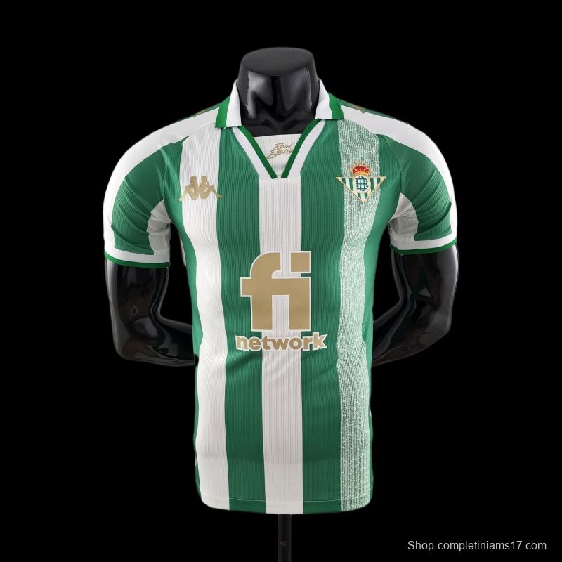 Player Version 22/23 Real Betis King's Cup Version Home Soccer Jersey