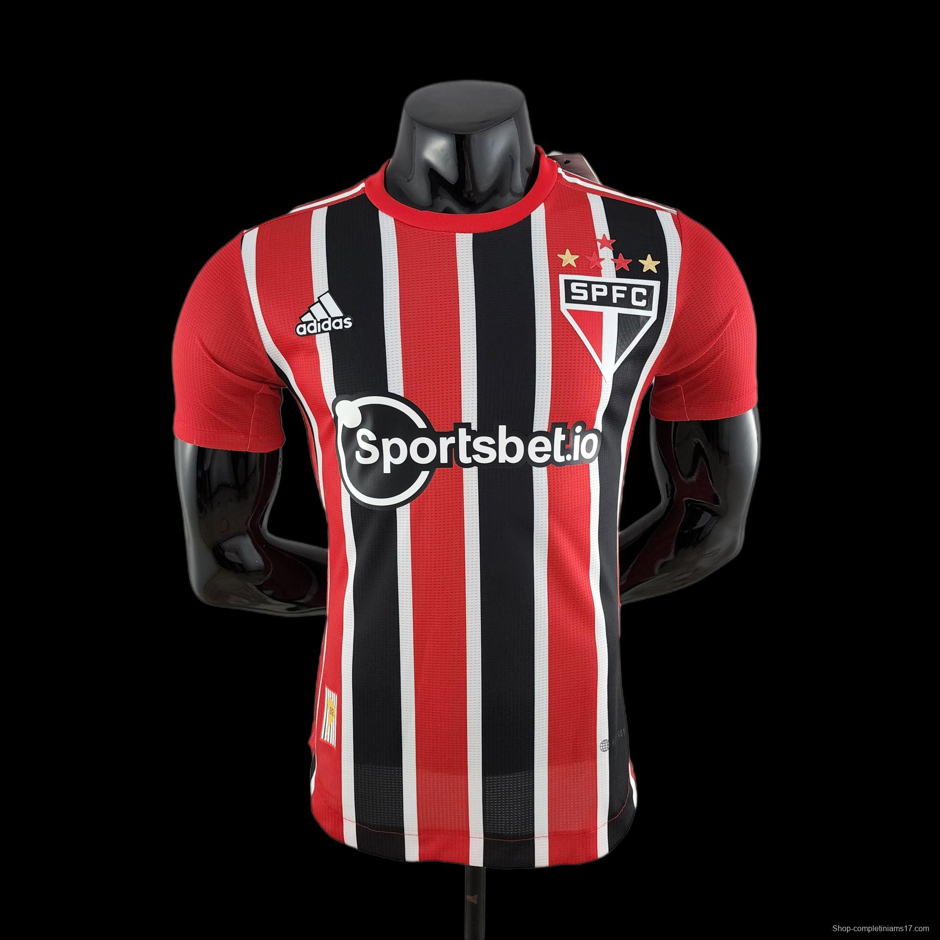 Player Version 22/23 Sao Paulo Away Soccer Jersey