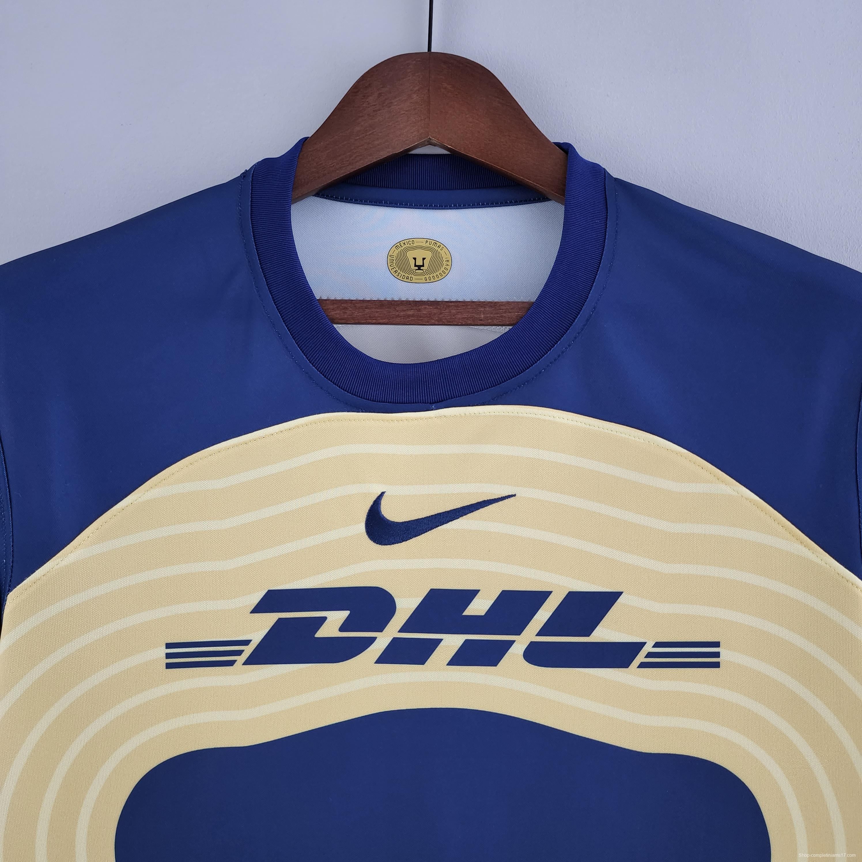 22/23 Pumas UNAM Mexiko Home Soccer Jersey