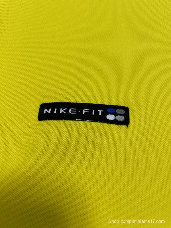 Retro 1998 Brazil Home Soccer Jersey