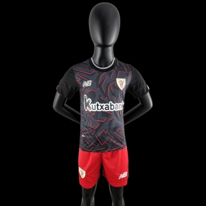 22/23 Kids Kit Athletic Bilbao Away Soccer Jersey