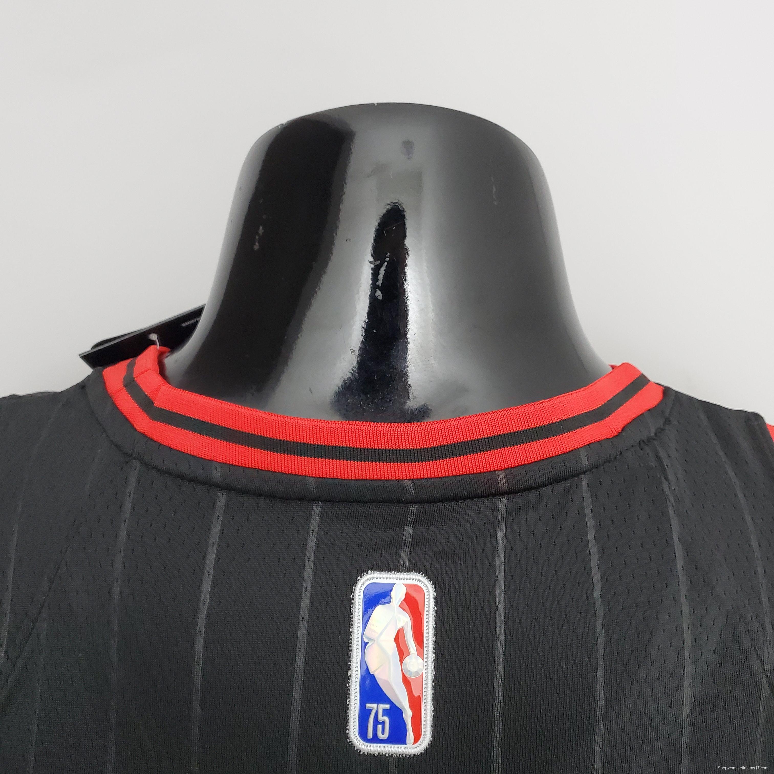 75th Anniversary Ball #2 Bulls Flyers Black NBA Jersey