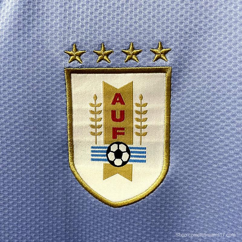 2022 Uruguay Home Soccer Jersey