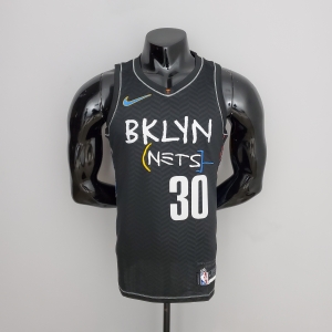 NBA Brooklyn Nets Curry #30 City Edition Black