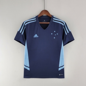 22/23 Cruzeiro Training Jersey Blue Jersey