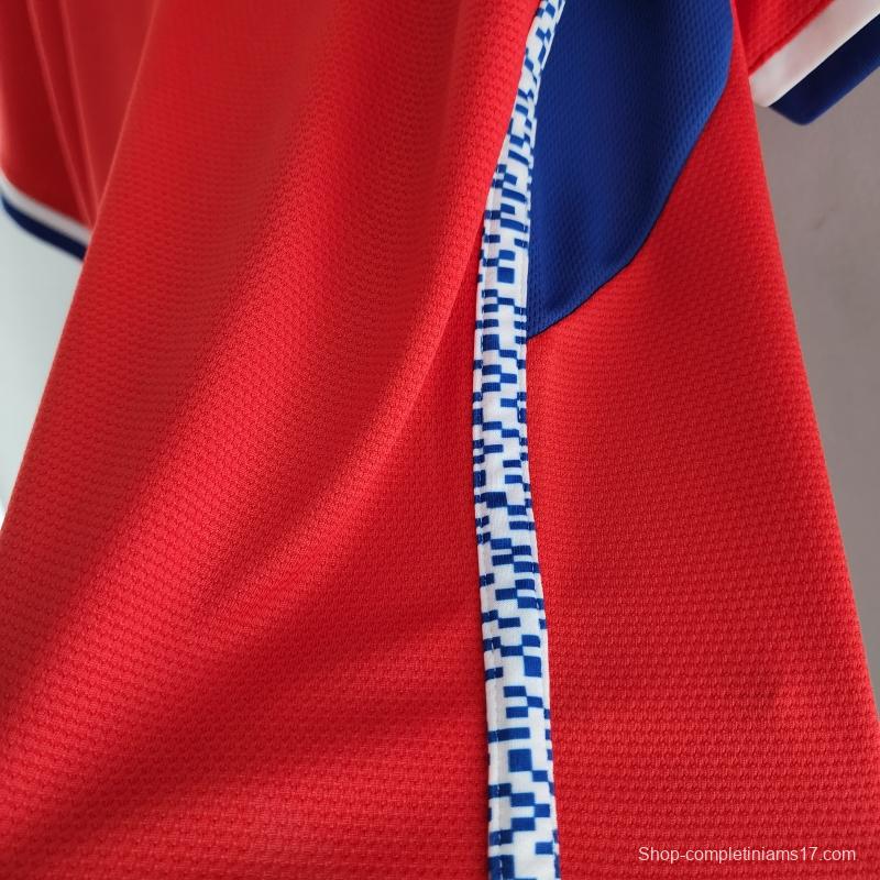 2022 Chile Home Soccer Jersey