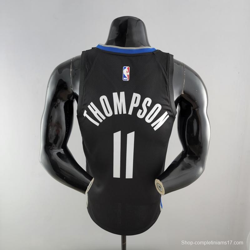 2020 THOMPSON #11 Warriors City Edition Black &amp; Grey NBA Jersey