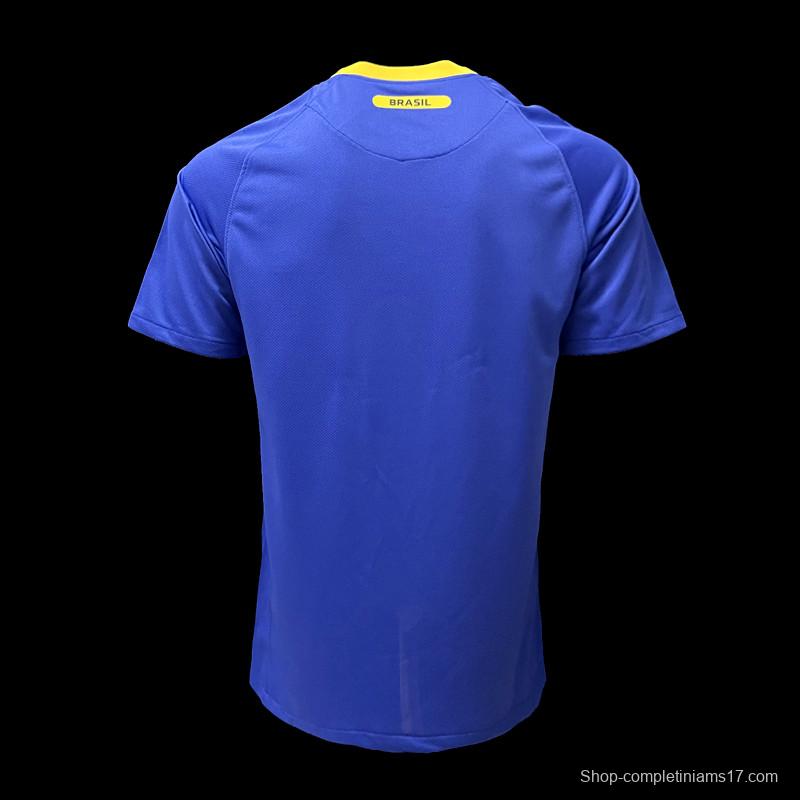 Retro 2010 Brazil Away Soccer Jersey