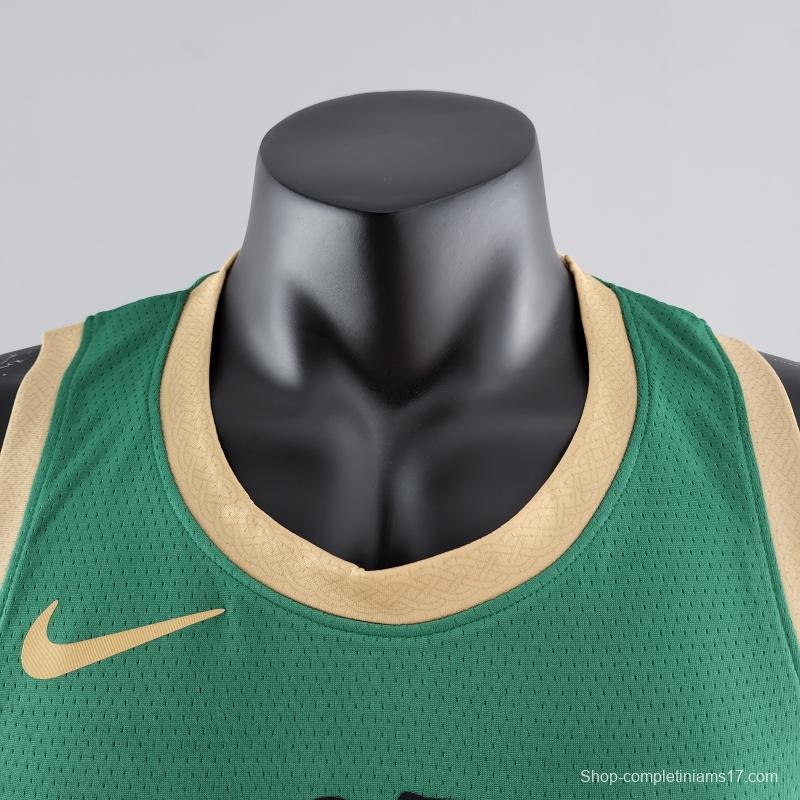 2020 IRVING #11 Boston Celtics City Edition Green NBA Jersey