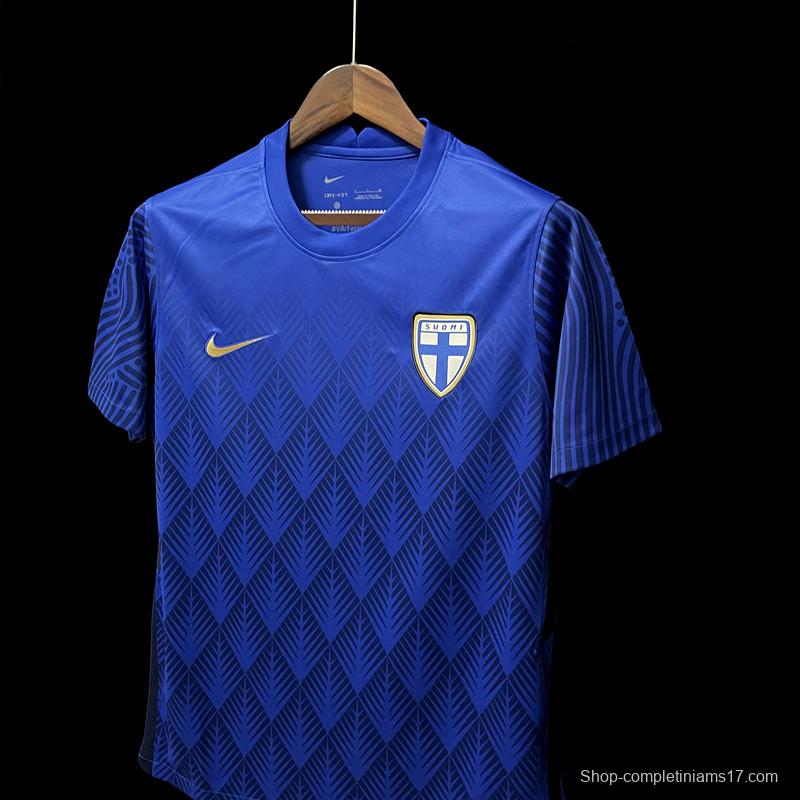 22/23 Finland Away Soccer Jersey