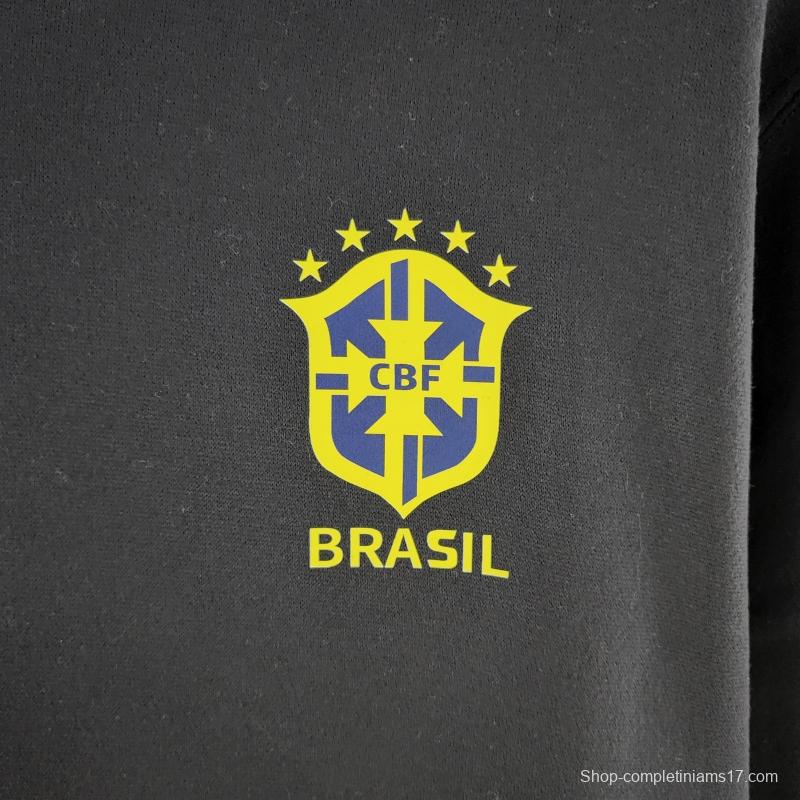 2022 Brazil Hoodie Black