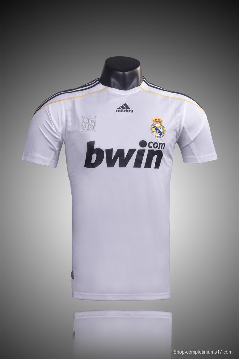 RETRO 09/10 Real Madrid Home Soccer Jersey