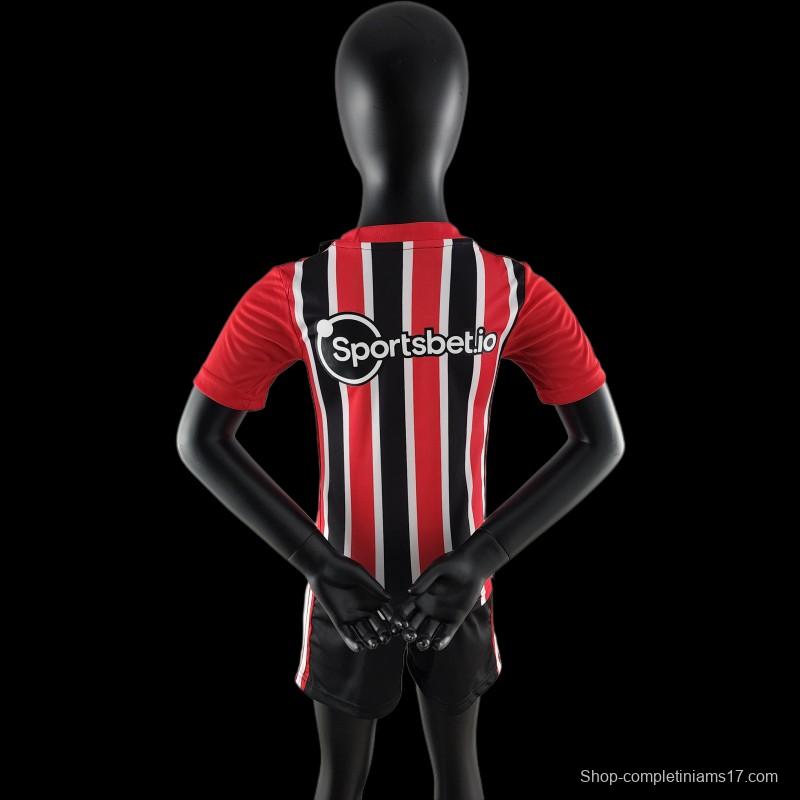 22/23 Kids Sao Paulo Away SIZE16-28 Soccer Jersey