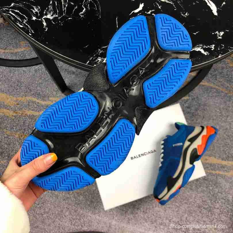 Men Balenciaga Triple-S 2 Blue Sneaker