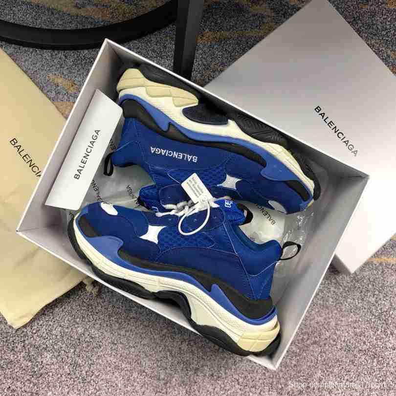 Men Balenciaga Triple-S Sneaker Blue