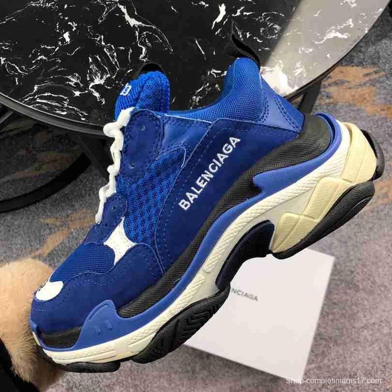 Men Balenciaga Triple-S Sneaker Blue