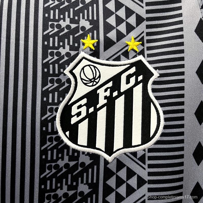 22/23 Santos Third Black Jersey