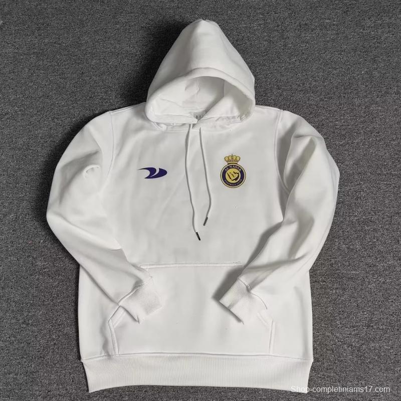 22/23 Al-Nassr FC Home CR7 Ronaldo White Tracksuit Hoodie