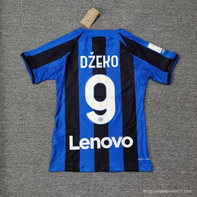 Player Version 22 23 Inter Milan Home Super Cup Jersey